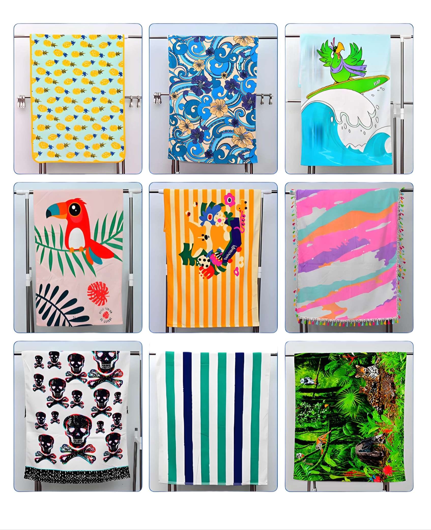 Custom Microfiber Beach Towel OEM/ODM Available