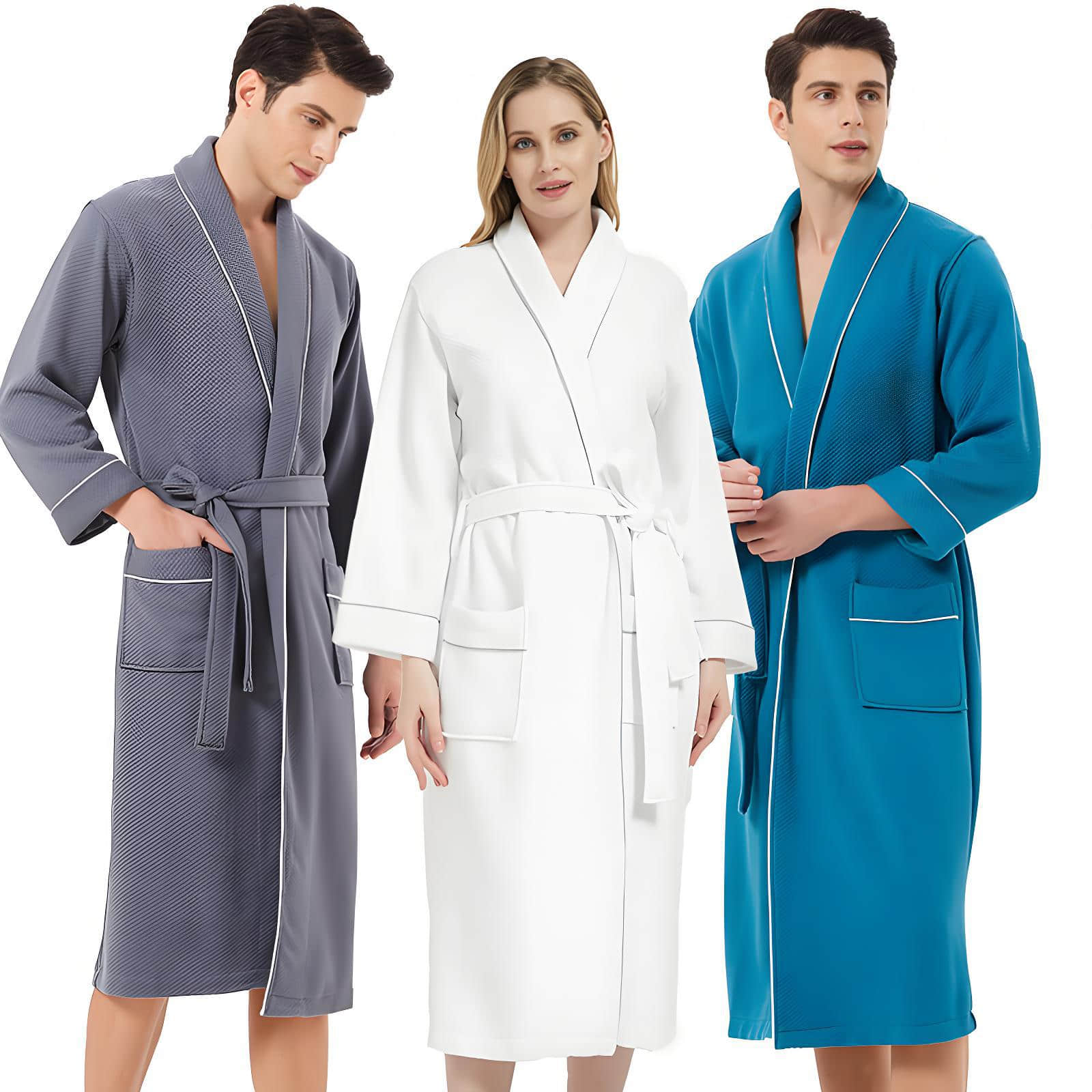 Luxury Spa Kimono Bathrobe Women