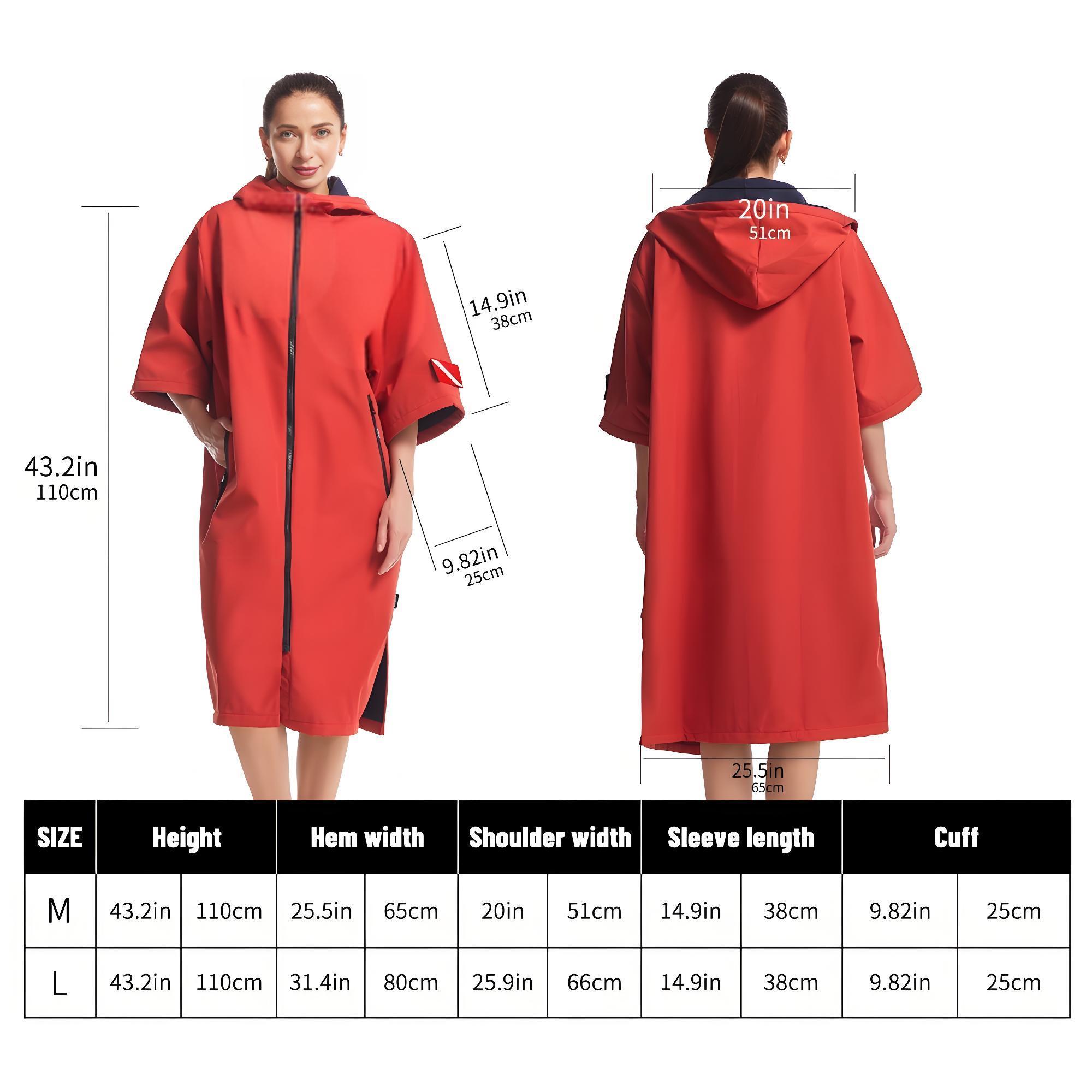Surfing Waterproof Changing Robe For Swimmers