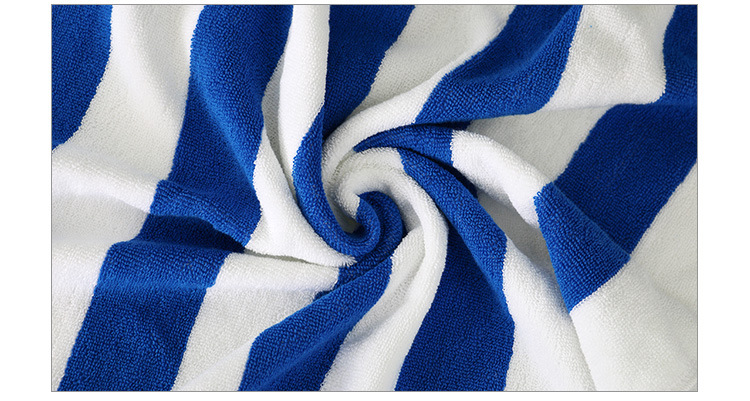 Wholesale & Customizable Striped Cotton Beach Towel 