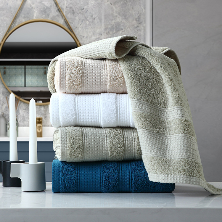 Wholesale Luxury 100% Cotton Hotel & Spa Towels with Colors Customization 